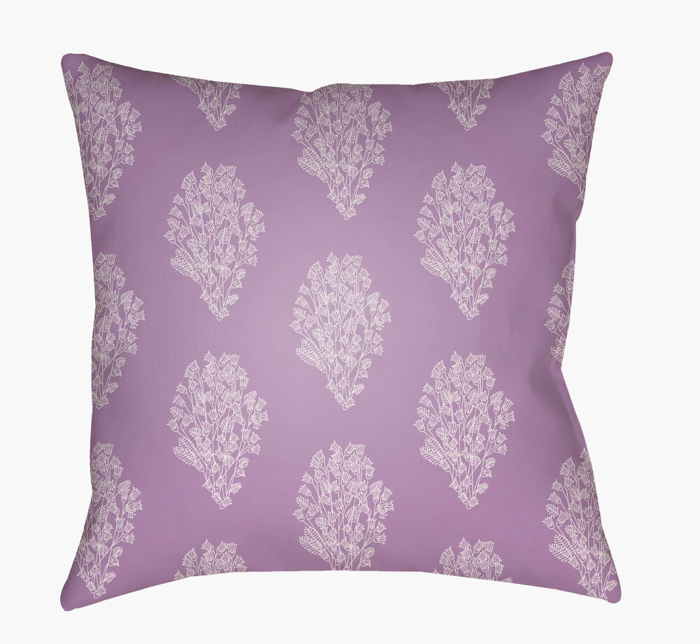 Moody Floral Accent Pillow, Decorative Pillow by Surya, 18" length x 18" width