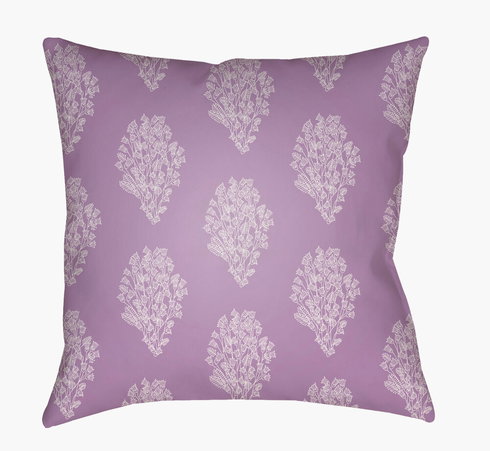 Moody Floral Accent Pillow