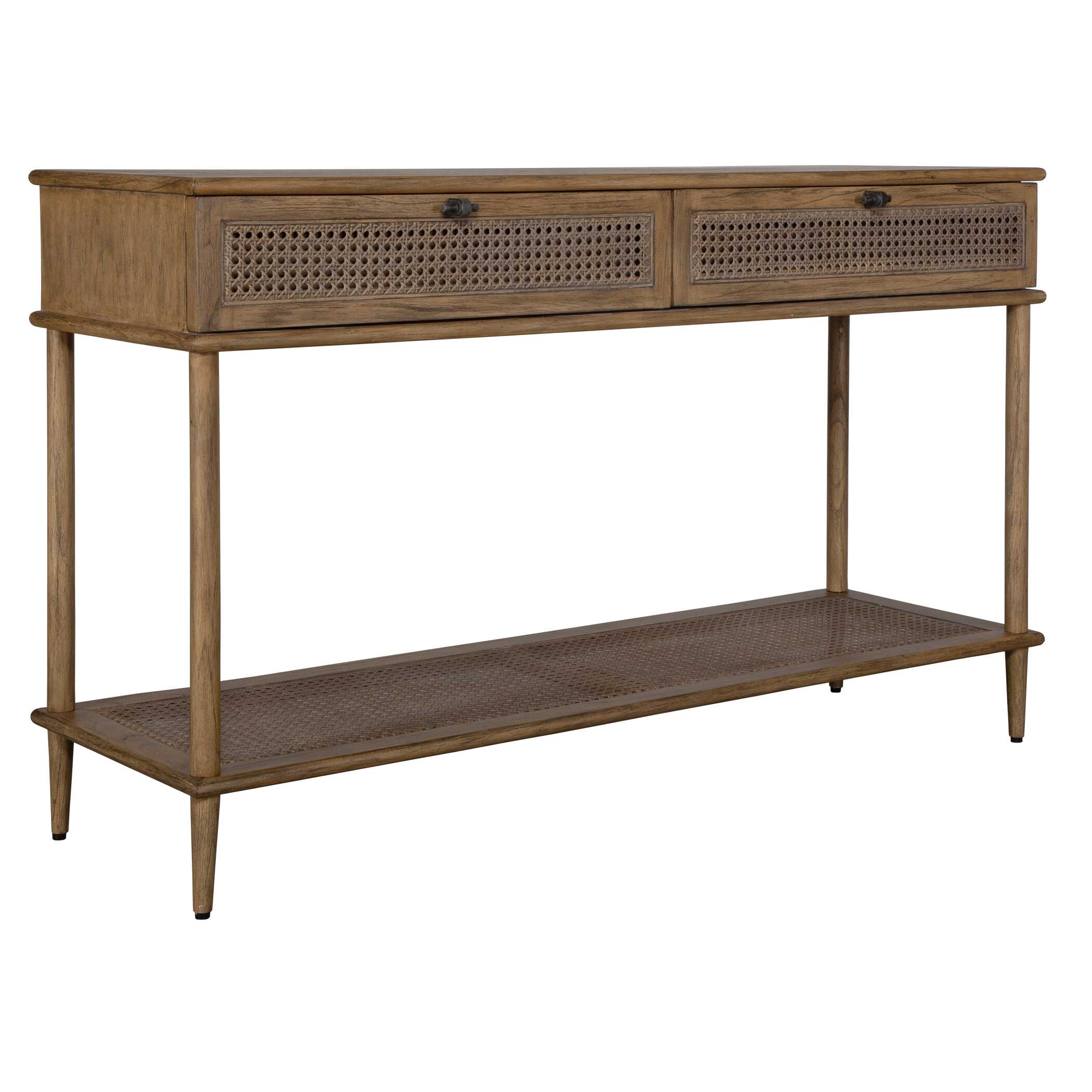 Coast Rattan Console Table, Furniture by Uttermost, 52" width x 32" height x 16" depth View 5