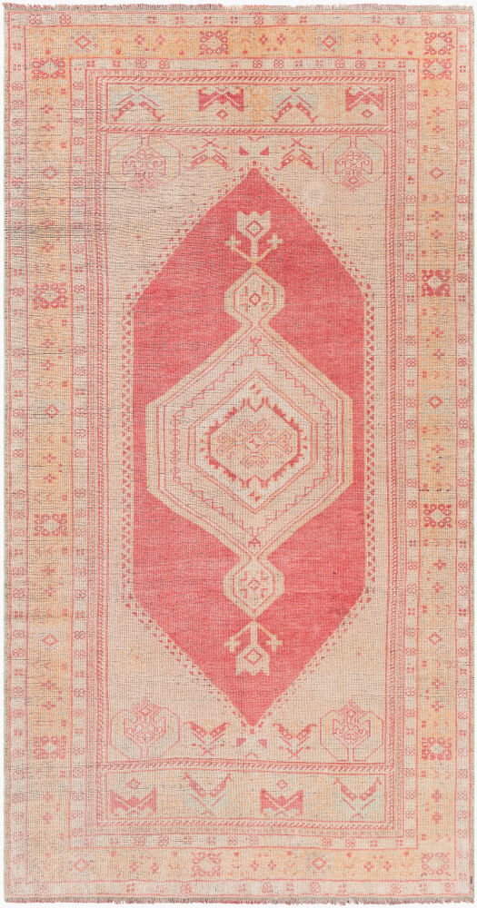 Antique One of a Kind Handmade Rug, by Surya, 8'9" length x 4'8" width
