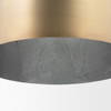 Sanne Antiqued Gold Metal with Silver Foil Large Pendant Light, by Mercana, 23.5" length x 23.5" width x 25.5" height thumbnail 9