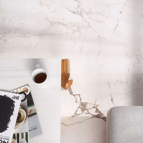Online Designer Bathroom DreamStone Statuario Venato 24x48 Polished Porcelain Tile