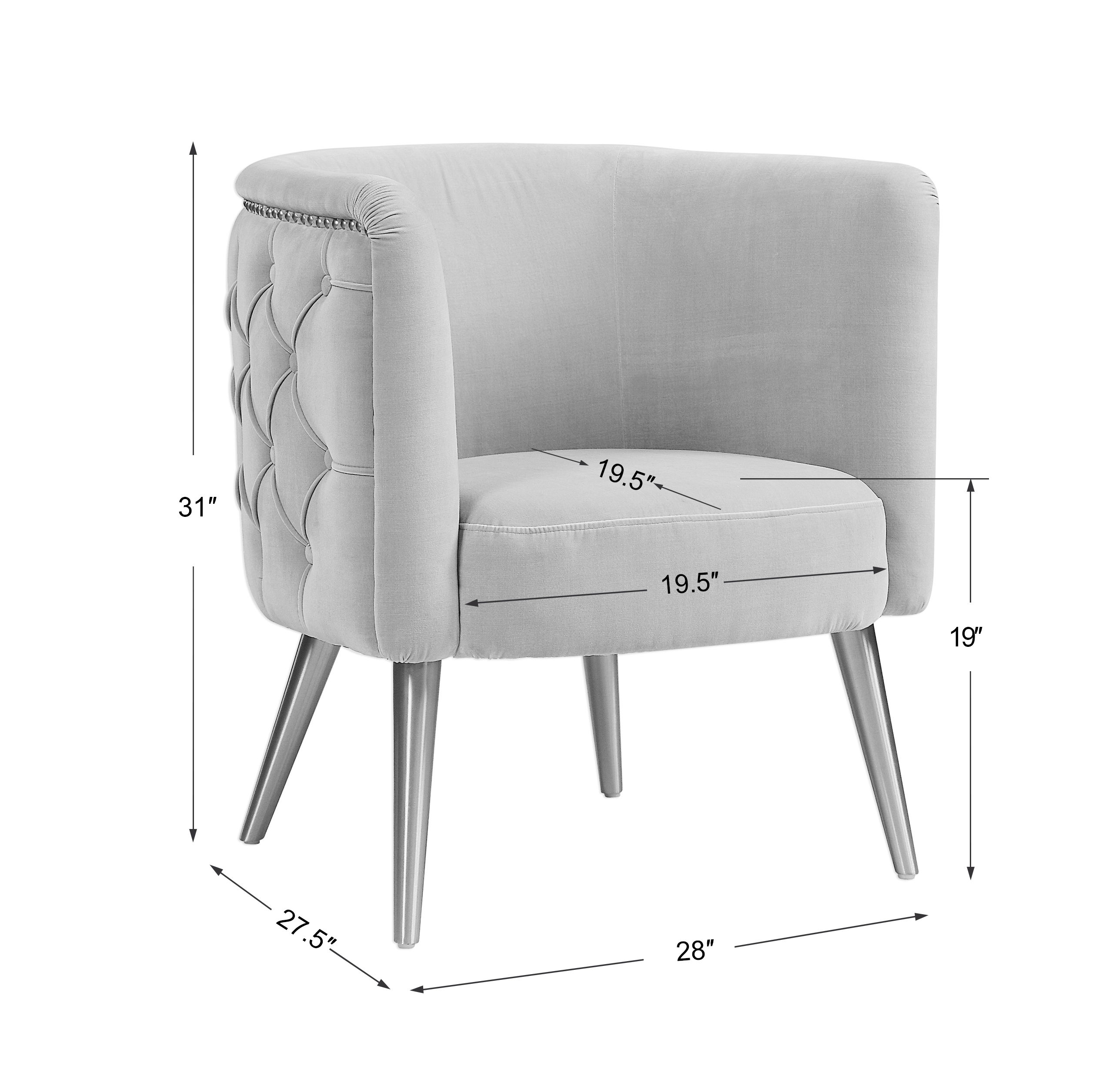 Haider Tufted Accent Chair large image 