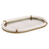 Cyprus Leather Oval Tray thumbnail 0