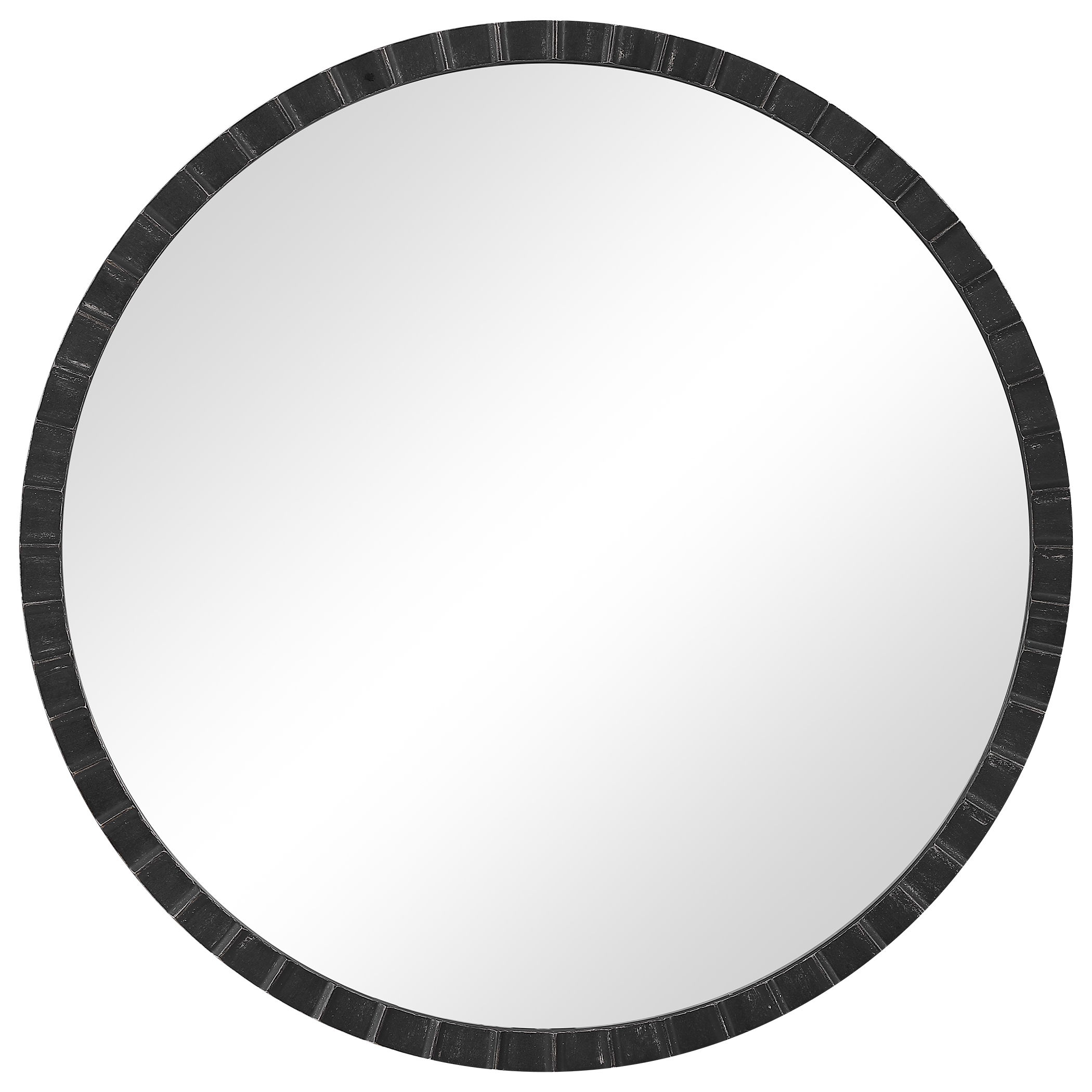 Dandridge Round Industrial Mirror large image 