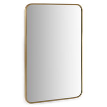 Online Designer Bathroom Mansfield Rectangular Wall Mirror  Brass