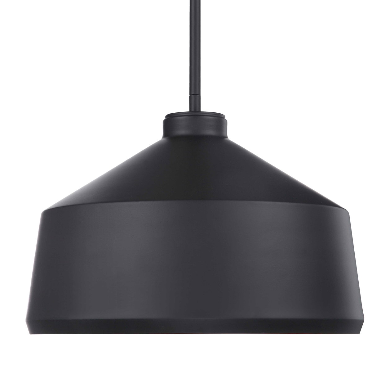 Holgate 1 Light Black Pendant, by Uttermost, 1'2" width x 10" height x 1'2" diameter x 1'2" depth View 5