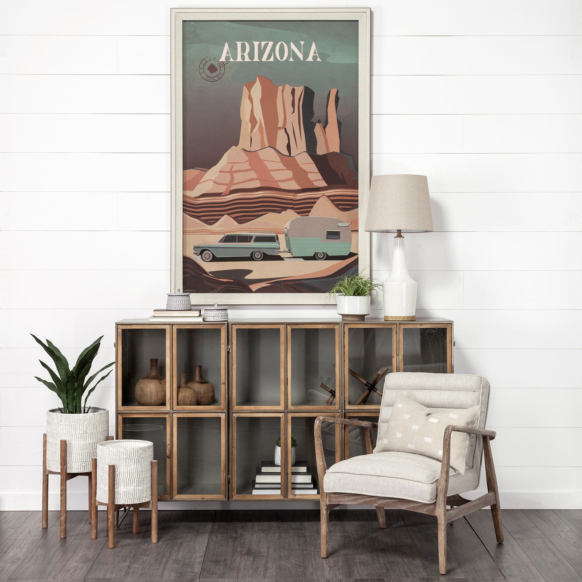 Stuhrling II (Large) 9L x 9W Brown Wood with Black Metal Jack, Decorative Object by Mercana, 9.45" length x 9.45" width x 5.91" height View 3