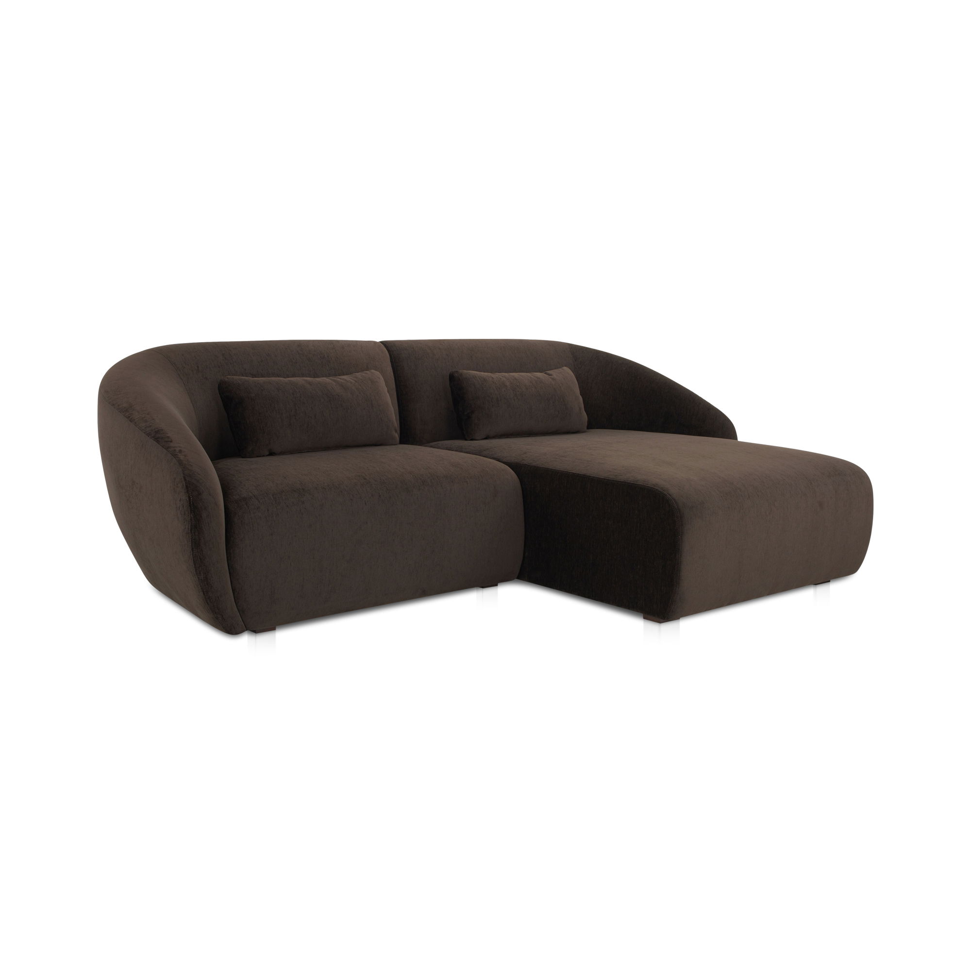 Amelia Nook Modular Right Sectional Espresso large image 
