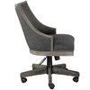 Aidrian Charcoal Desk Chair, Accent Chair by Uttermost, 22.5" width x 39" height x 25" depth thumbnail 5