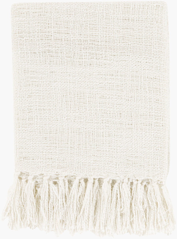 Tilda Throw, Blankets & Throw by Surya, 59" length x 51" width