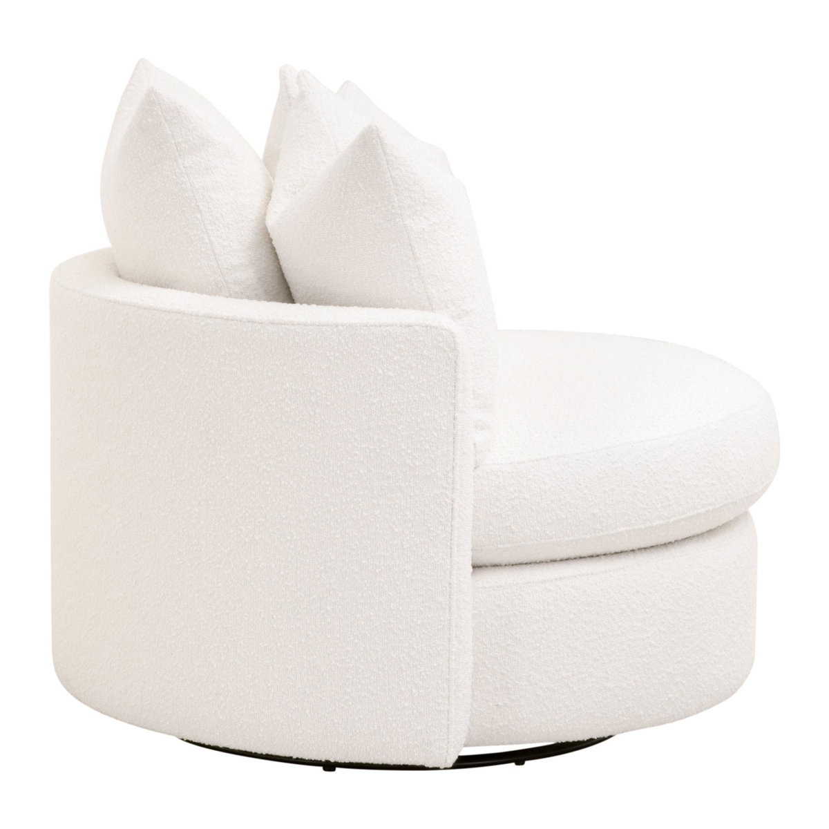 Lourne Petite Swivel Sofa Chair, Seating by Essentials for Living, 43.5" width x 33" height x 41" depth View 7