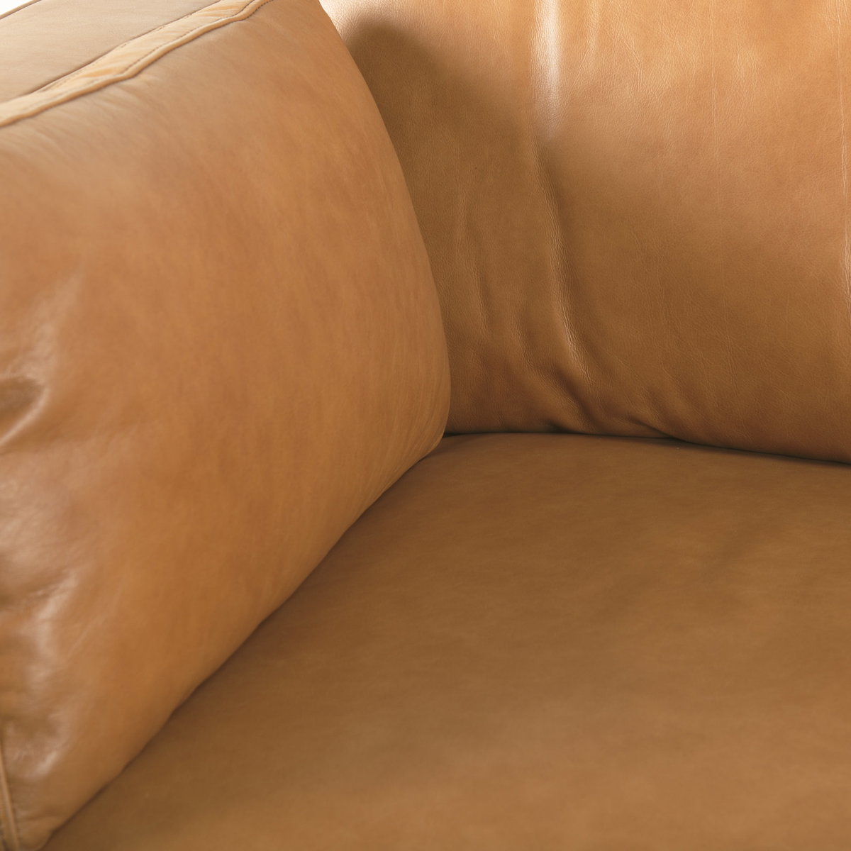 Elton   Tan Leather Sofa, Sofas & Sectional by Mercana, 87.8" length x 37.8" width x 34.65" height View 10