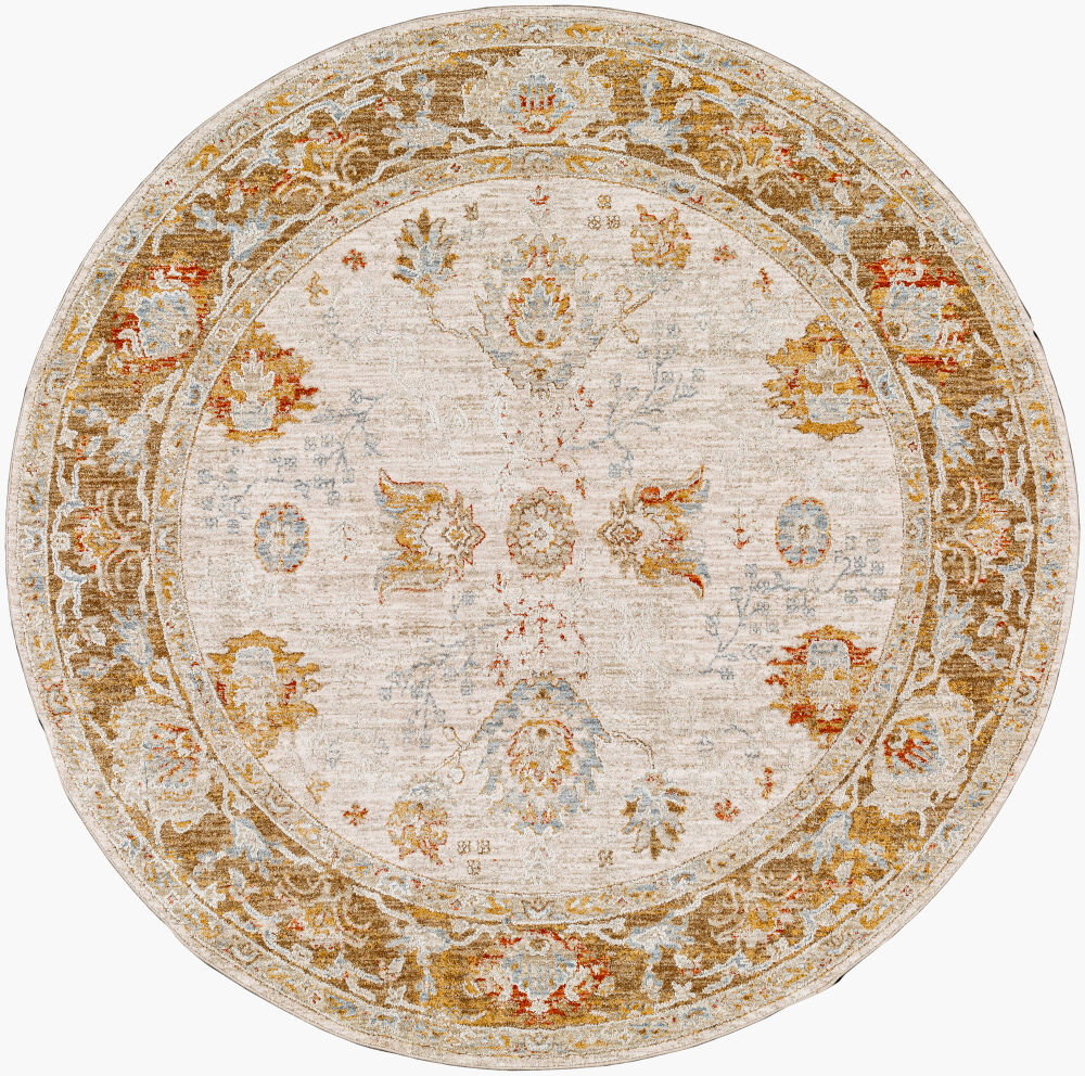 Avant Garde Machine Woven Rug, by Surya, 5'2.99" length x 5'2.99" width