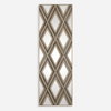 Tahira Geometric Argyle Pattern Wall Mirror, by Uttermost, 24" width x 72" height x 1.75" depth thumbnail 1