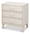 Willow 3 Drawer Commode, Antique White thumbnail 0