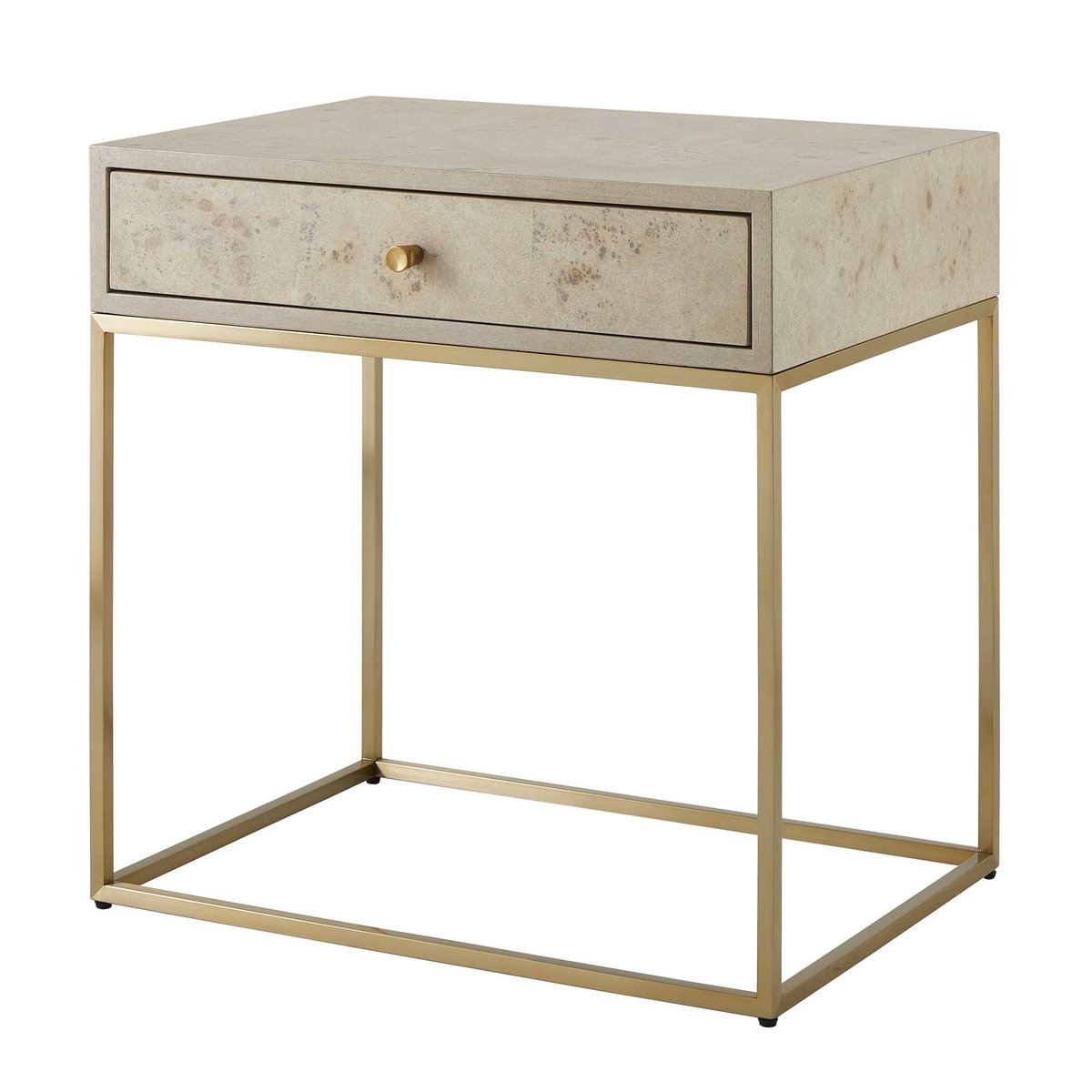 Pembrook Light Washed Side Table, Side & End Table by Uttermost, 25" width x 25" height x 18" depth View 4