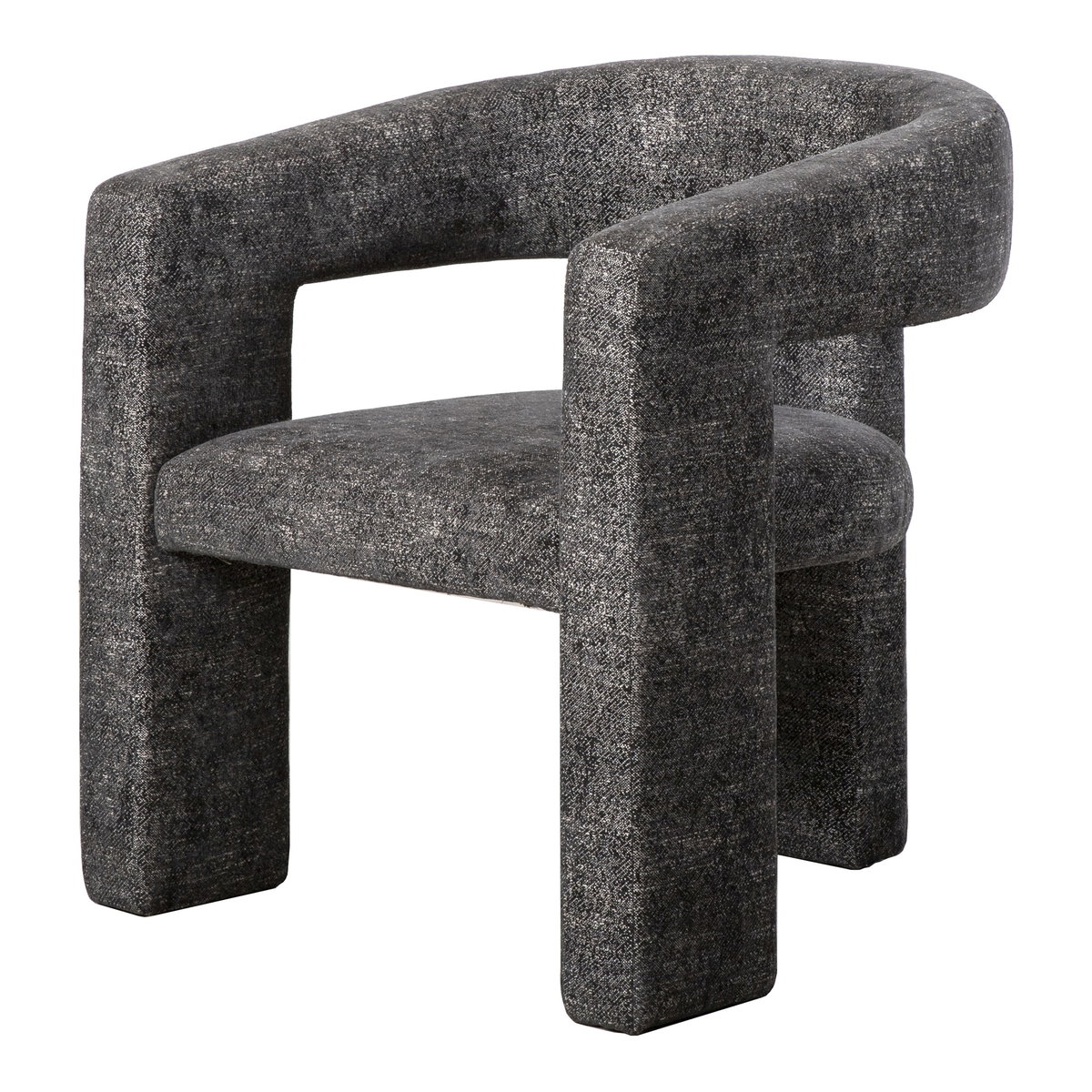 Elo Chair Black, Accent Chair by Moe's Home, 29" width x 32" height x 28" depth View 2