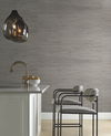 Jute Silver & Blue Metallic Wallpaper, by York Wall, 24' length x 3' width x 0.02" depth thumbnail 2