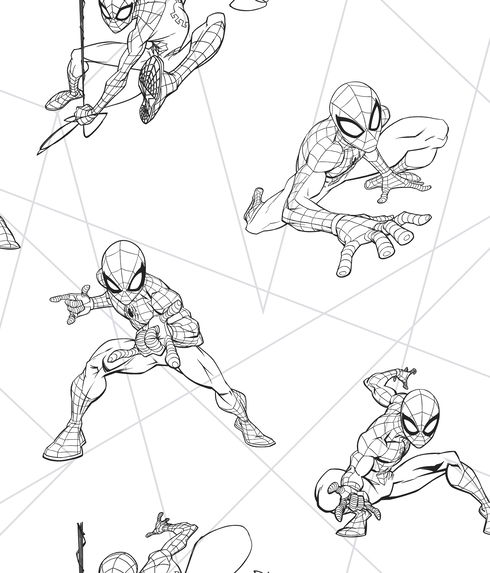 Spider-Man Fracture Black & Grey Wallpaper
