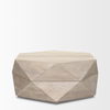 Arreto Hexagonal Hinged Solid Wood Top and Base Coffee Table thumbnail 4
