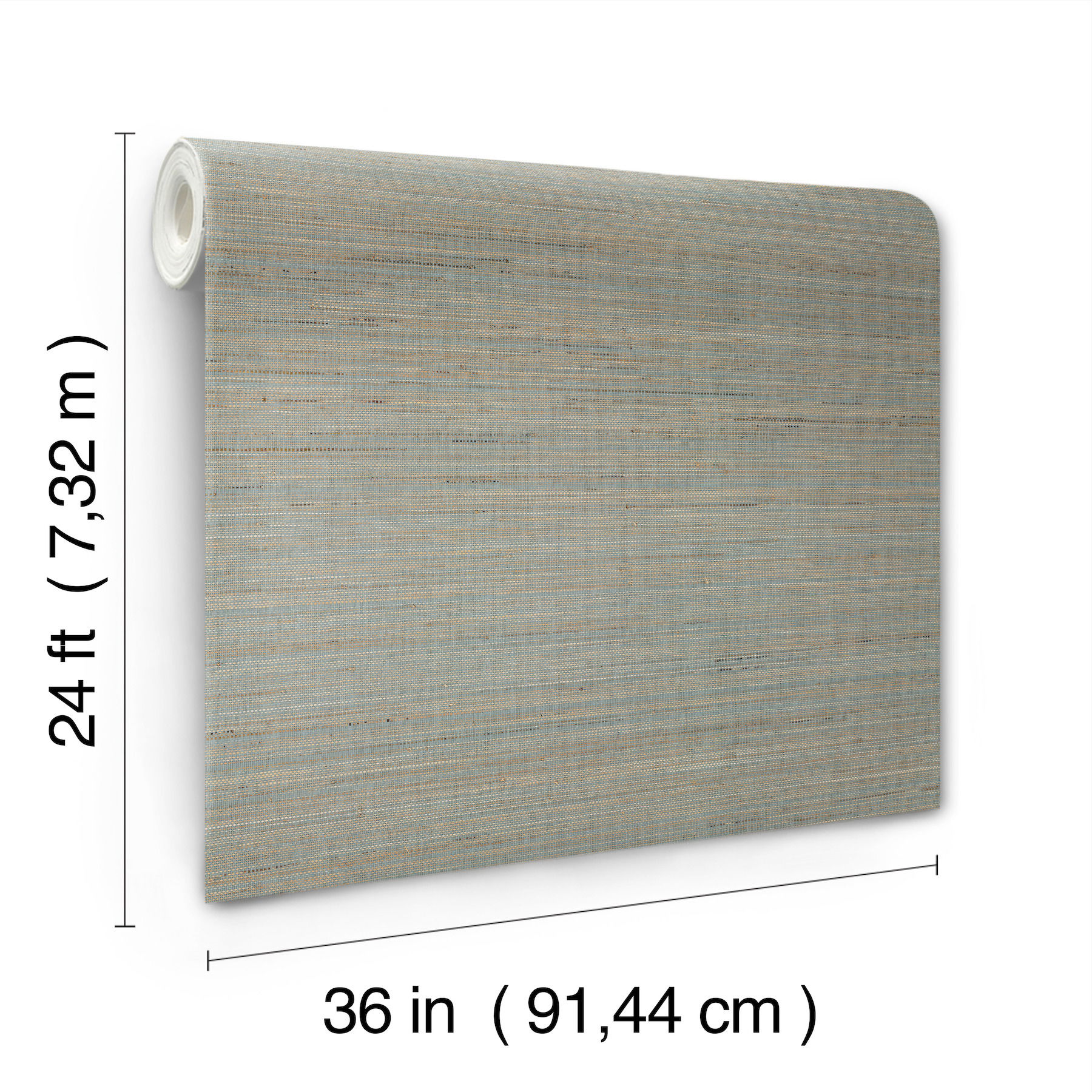 Marled Abaca Spruce Wallpaper large image 