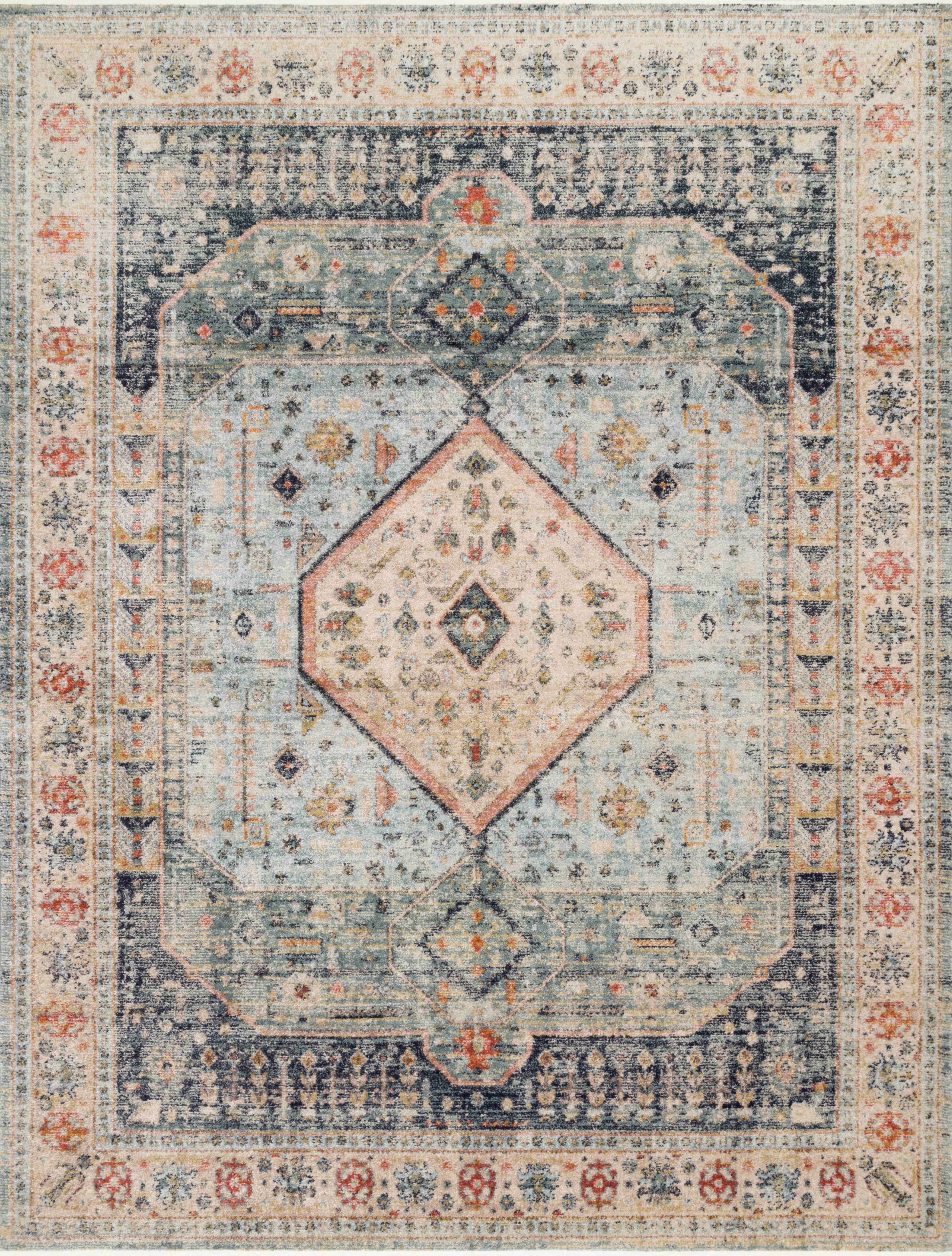Magnolia Home by Joanna Gaines x Loloi Graham Rug, 1'6" length x 1'6" width