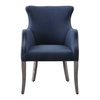 Yareena Blue Wing Chair, Accent Chair by Uttermost, 24.5" width x 37" height x 28" depth thumbnail 1