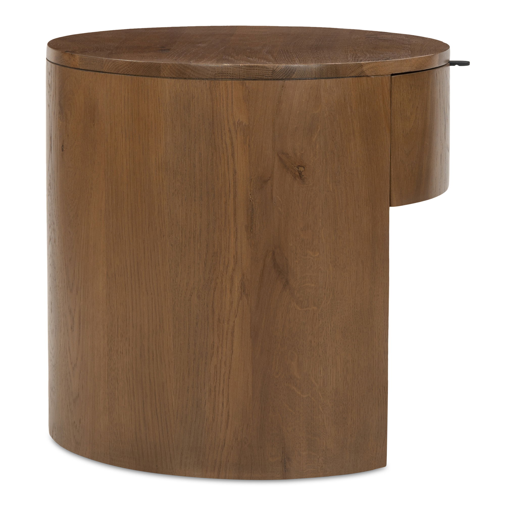 Theo One Drawer Nightstand Brown large image 