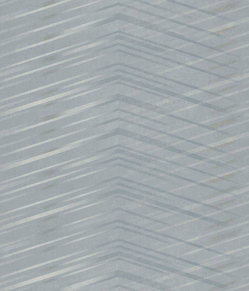 Glistening Chevron Smokey Blue Wallpaper