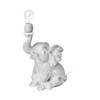 Tantor (15.9'H) Gray Resin Elephant Calf Table Lamp, by Mercana, 11.4" length x 8.5" width x 15.9" height thumbnail 1
