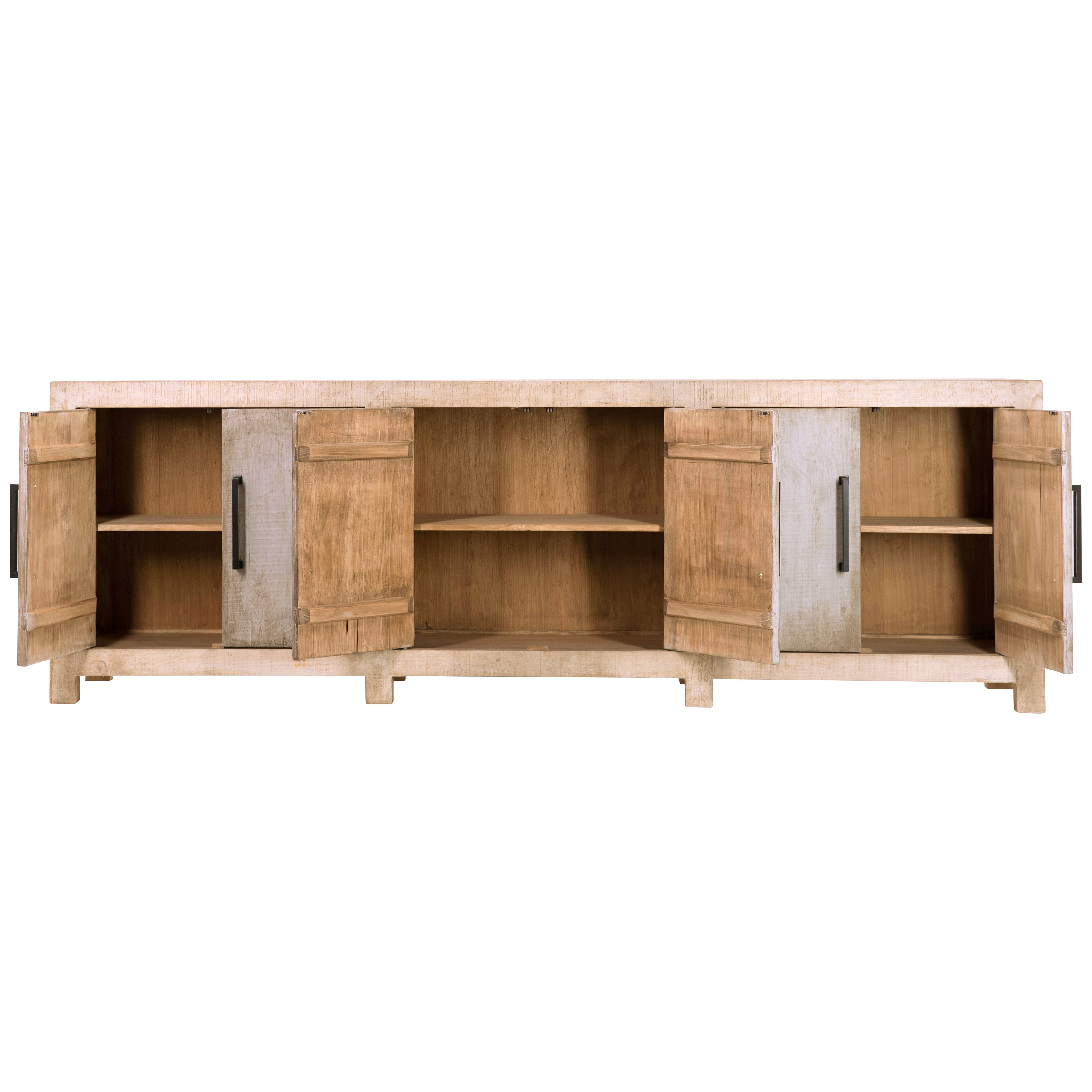 Merwin Sideboard 6 Doors, Sideboards & Buffet by Dovetail, 109" width x 36" height x 18" depth View 4