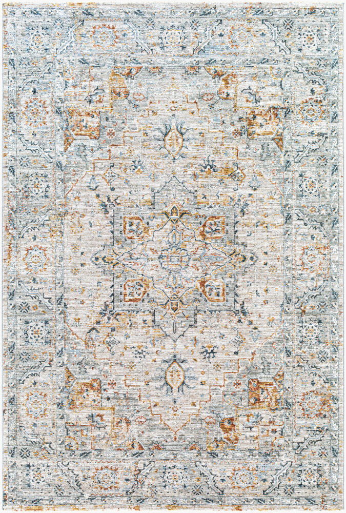 Laila Machine Woven Rug, by Surya, 7'4.58" length x 4'11.84" width