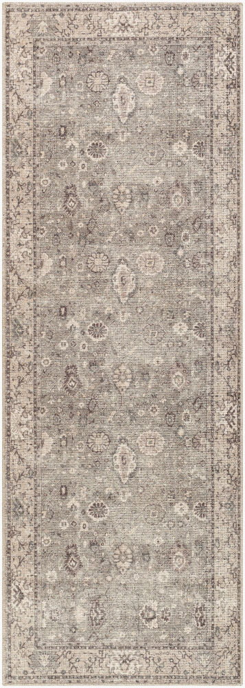 Davina Machine Woven Rug, by Surya, 7'2.61" length x 2'7.5" width