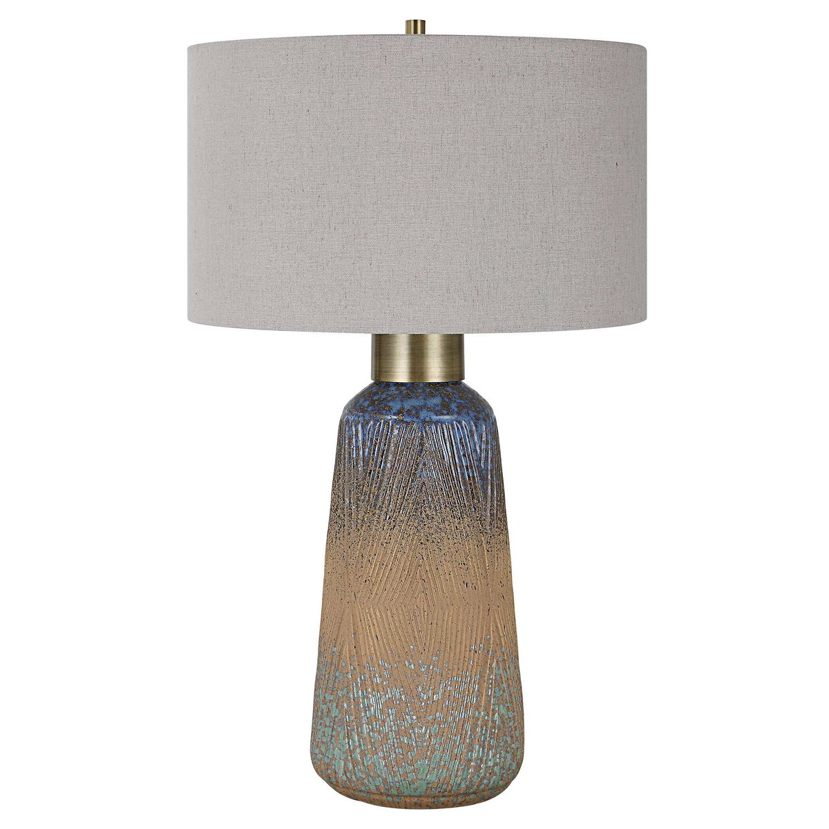 Western Sky Ceramic Table Lamp, by Uttermost, 1'5" width x 2'5" height x 1'5" depth View 5