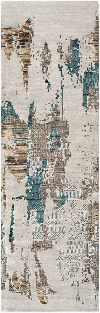 Opulence Handmade Rug, by Surya, 8' length x 2'6" width