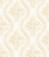 Coverlet Floral Yellow Wallpaper, by York Wall, 33' length x 1'8.5" width x 0.02" depth thumbnail