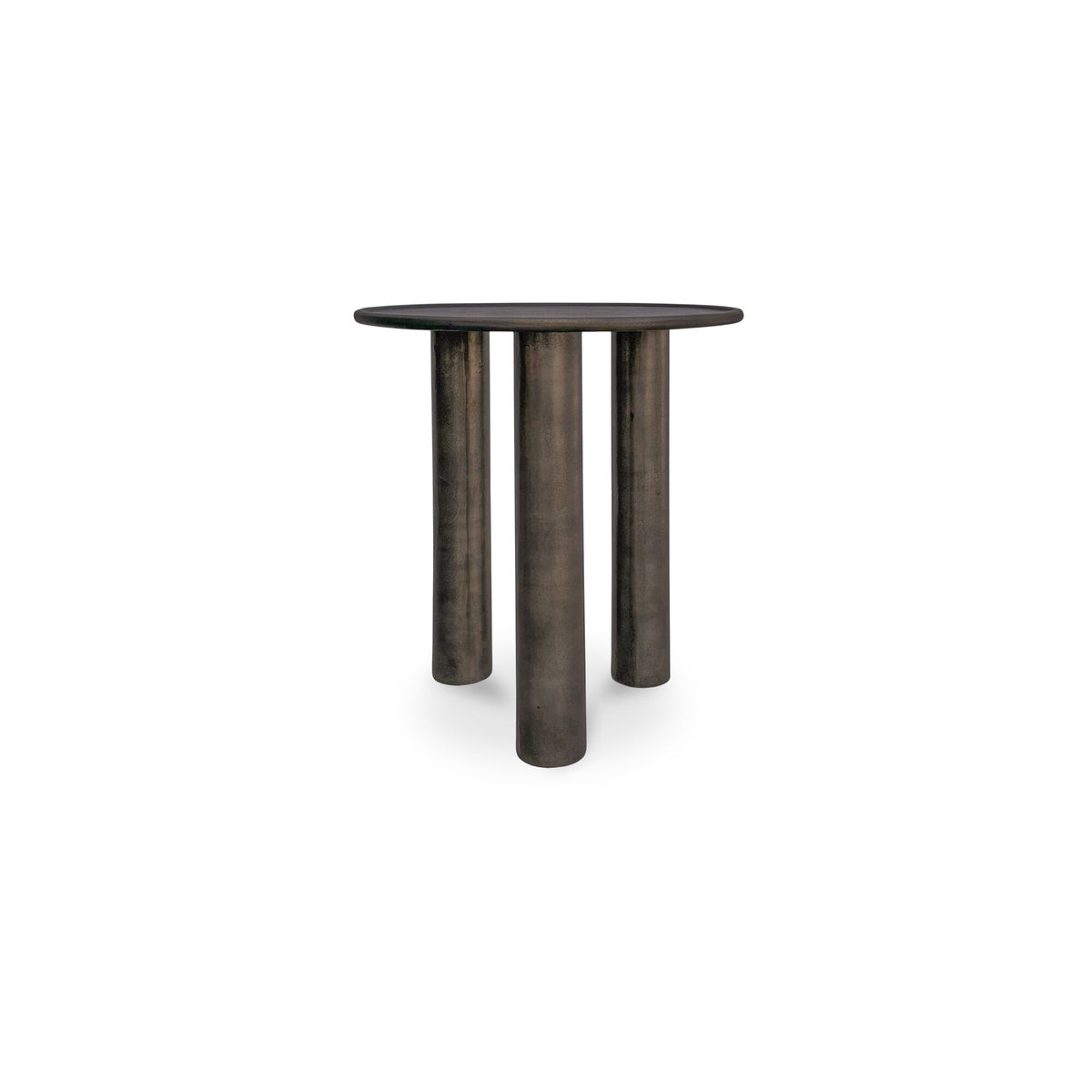Deacon Outdoor Side Table Deep Bronze, Outdoor Table by Moe's Home, 1'8" width x 1'10" height x 1'8" depth View 1