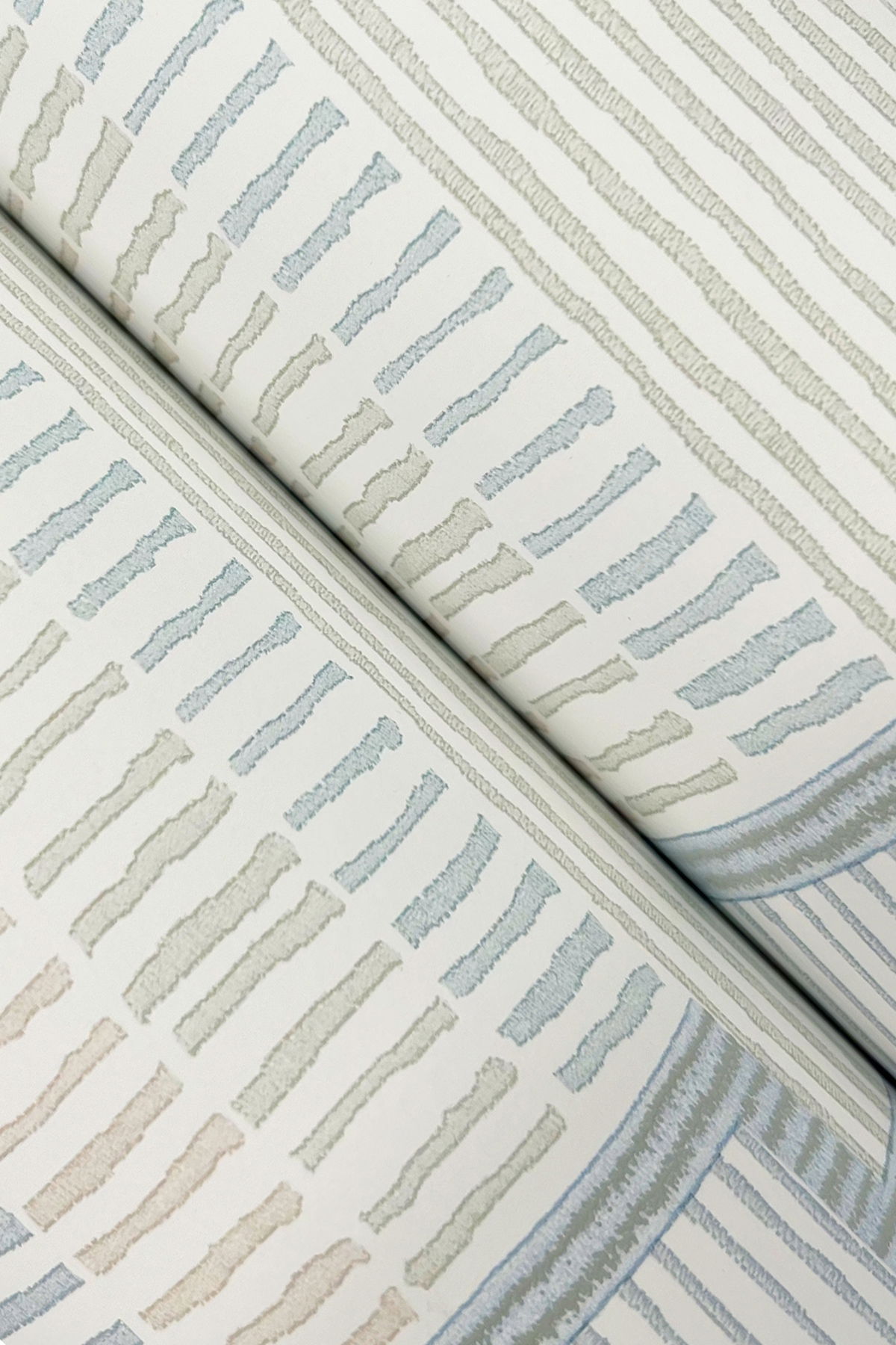 La Broderie Sky Blue Wallpaper large image 