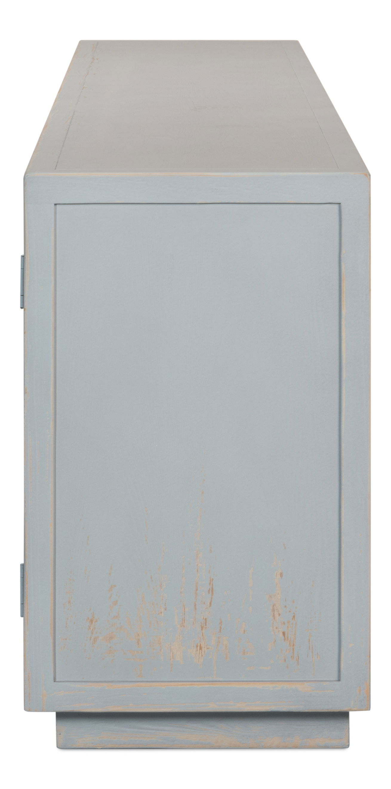 Maldives 4 Door Sideboard, Eros Blue, Cabinets & Sideboard by Sarreid, 94" length x 20" width x 34" height View 17