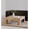 Evander Coffee Table Natural, by Moe's Home, 39.5" width x 16.5" height x 39.5" depth thumbnail 5