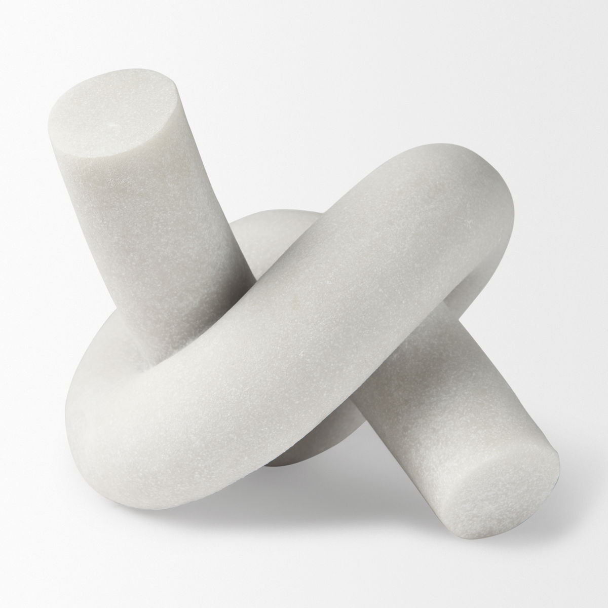 Otto  Granite Resin Large Knot Sculpture Decorative Object, by Mercana, 12.01" length x 10.47" width x 7.48" height View 5
