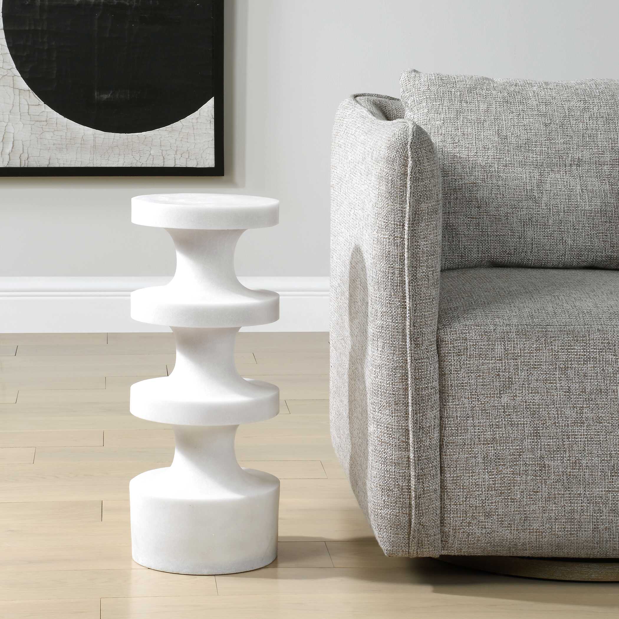 Balian Outdoor Stone Drink Table large image 