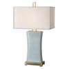Cantarana Blue Gray Table Lamp, by Uttermost, 1'5" width x 2'5" height x 9" depth thumbnail 1