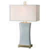 Cantarana Blue Gray Table Lamp, by Uttermost, 17" width x 29" height x 9" depth thumbnail 1