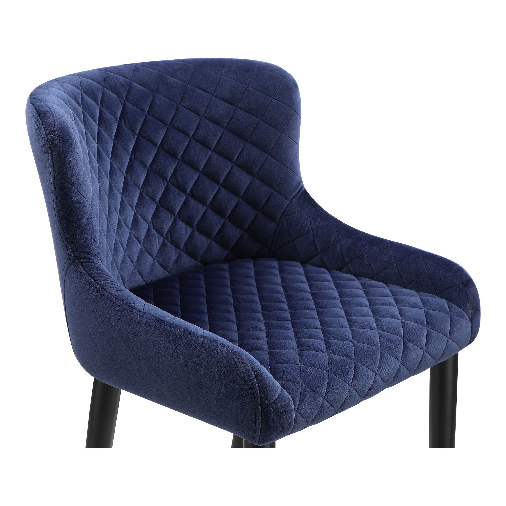 Etta Bar Stool Navy Blue large image 