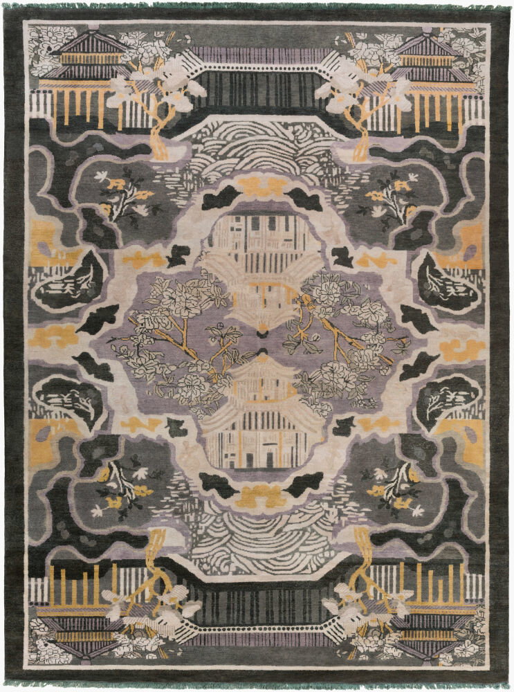 Geisha Handmade Rug, by Surya, 11' length x 8' width