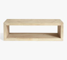 Online Designer Bedroom Folsom Wood Coffee Table, Desert Pine, 58"L