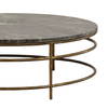 Marston Coffee Table Brown, by Dovetail, 48" width x 16" height x 48" depth thumbnail 4