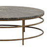 Marston Coffee Table Brown, by Dovetail, 48" width x 16" height x 48" depth thumbnail 4